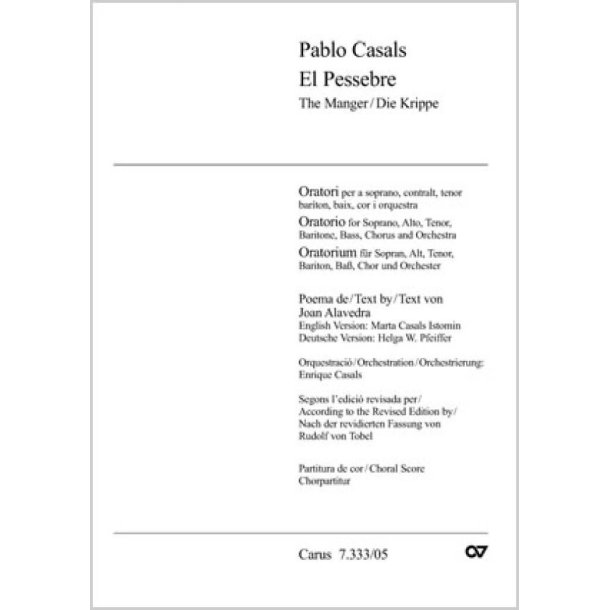 El Pessebre [Die Krippe] : Oratorium