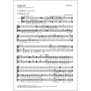 Lauschen, was Gott redet [Psalm 85] : Kantate in 4 Sätzen