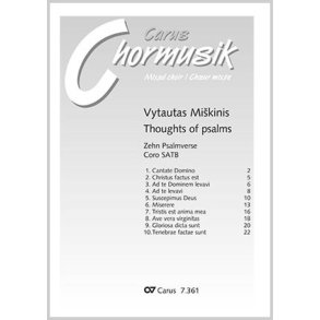 Miskinis: Psalmverse. Thoughts of Psalms