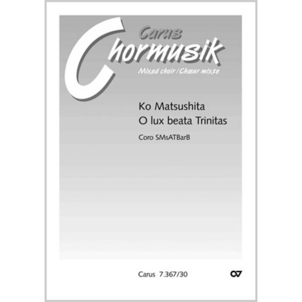 O lux beata Trinitas