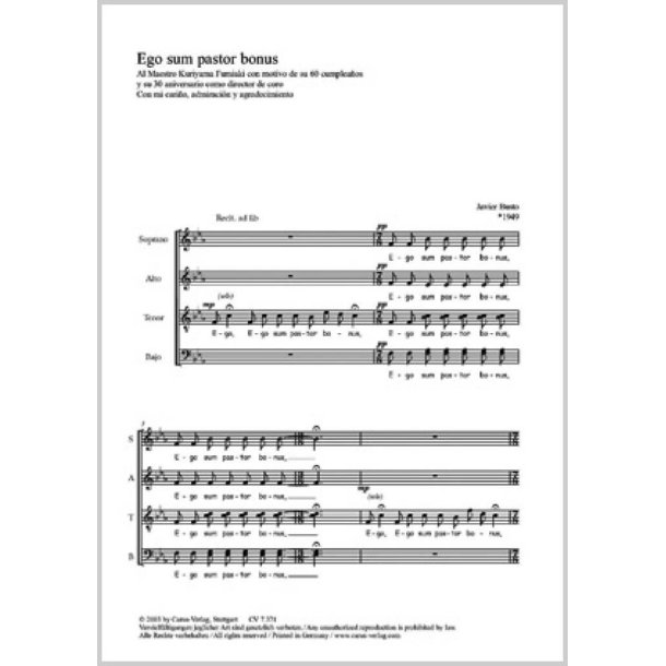 Ego sum pastor bonus