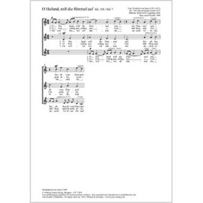 O Heiland, reiß die Himmel auf : dorisch