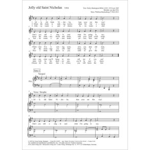 Jolly old Saint Nicholas : G major