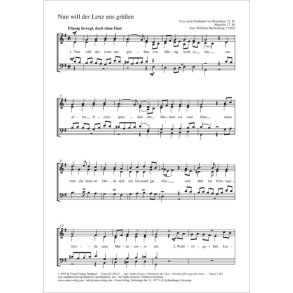 Nun will der Lenz uns grüßen : G major