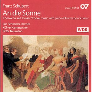 Schubert: An die Sonne. Chormusik mit Klavier