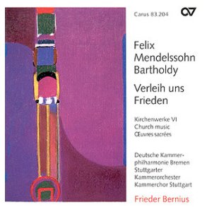 Verleih uns Frieden. Kirchenwerke VI [Bernius]