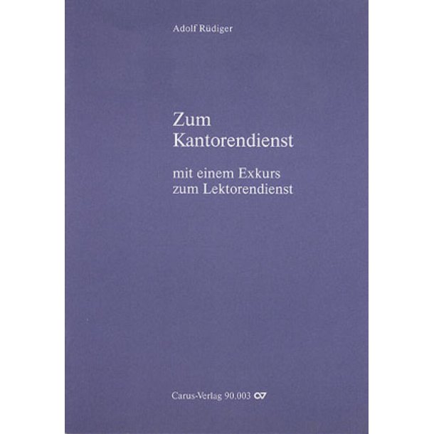 Zum Kantorendienst