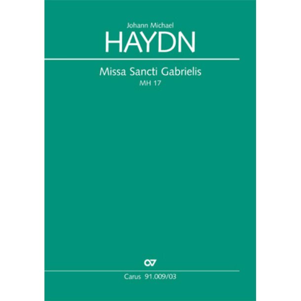 Missa Sancti Gabrielis : C-Dur