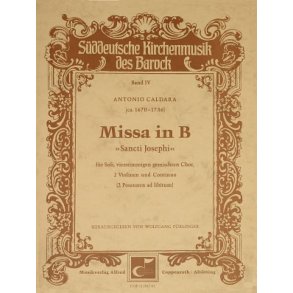 Missa in B : Sancti Josephi
