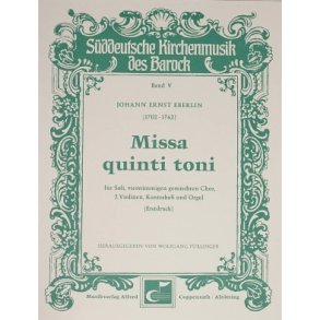 Missa quinti toni : C-Dur