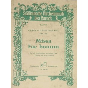 Missa Fac bonum : G-Dur