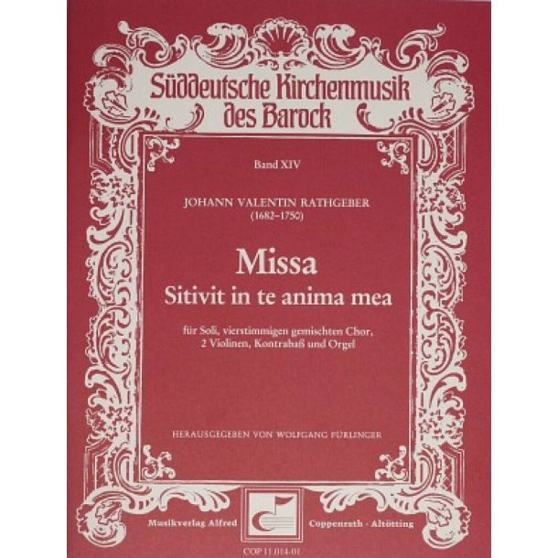Missa Sitivit in te anima mea : C-Dur