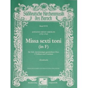 Missa sexti toni : F-Dur