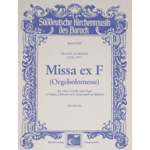 Missa ex F : Orgelsolomesse