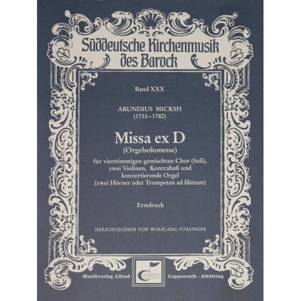 Missa ex D : D-Dur