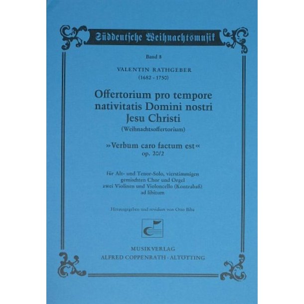 Offertorium pro tempore nativitatis Domini : Weihnachtsoffertorium