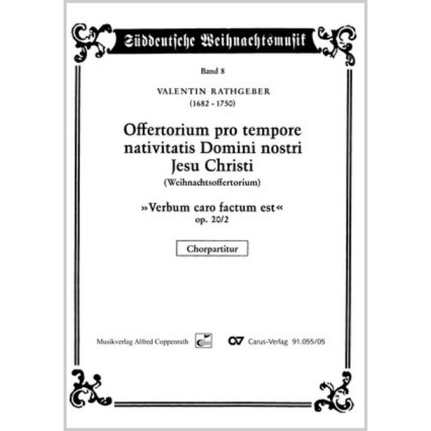 Offertorium pro tempore nativitatis Domini : Weihnachtsoffertorium