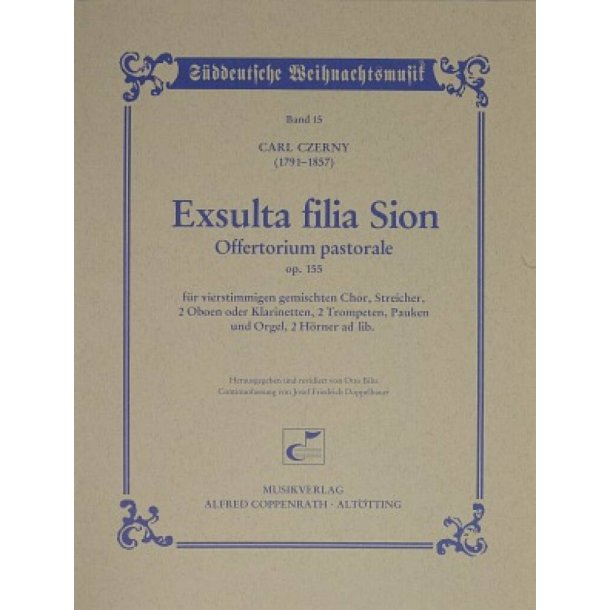 Exsulta filia Sion : Offertorium pastorale