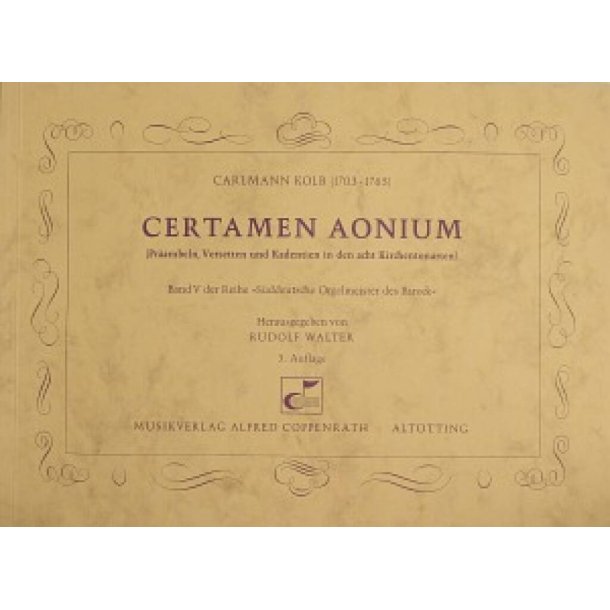 Kolb: Certamen aonium