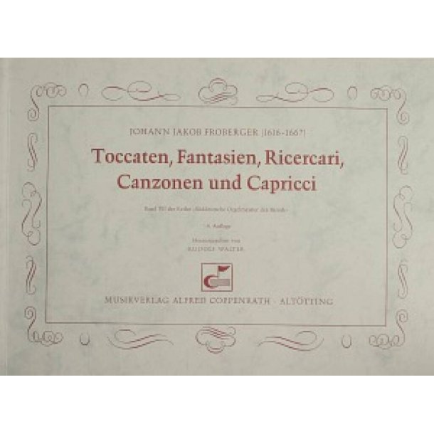 Froberger: Toccaten und Fantasien f&uuml;r Orgel