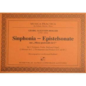 Synphonia-Epistelsonate : aus: Missa pastoralis in C