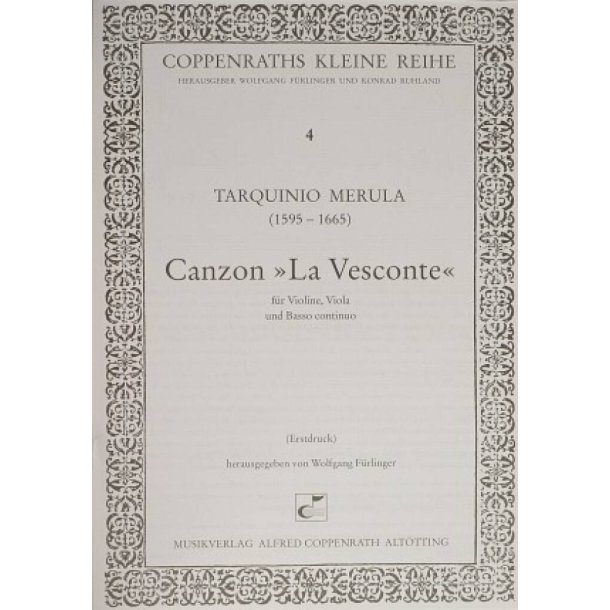 Canzon : La Vesconte