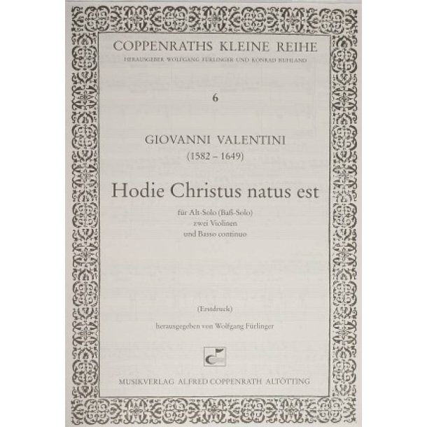 Hodie Christus natus est