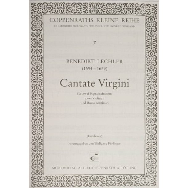 Cantate Virgini : F-Dur