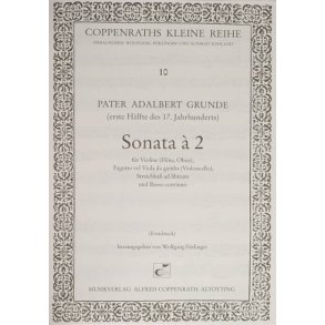 Sonata à 2 : Vl (Fl, Ob), Fg (Vc) & BC