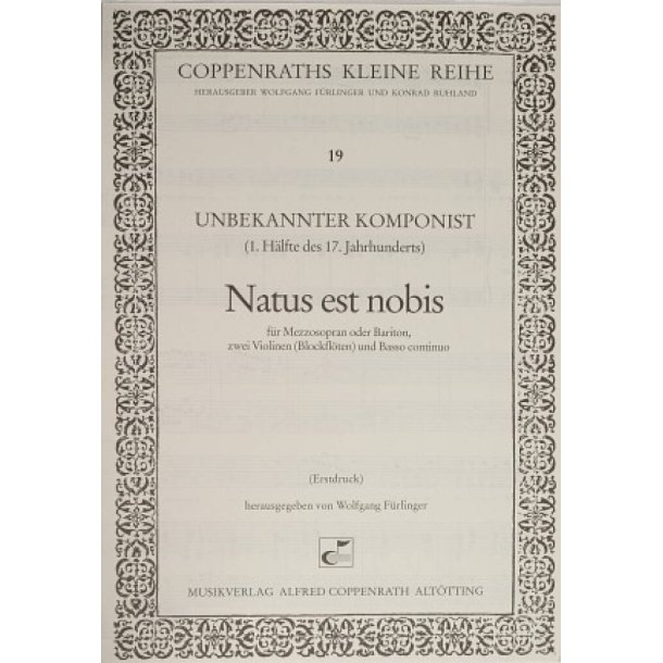 Natus est nobis : C-Dur