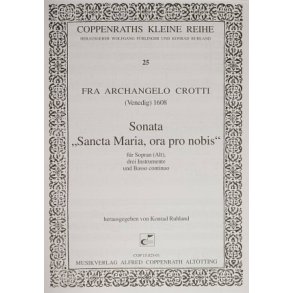 Sonata : Sancta Maria, ora pro nobis