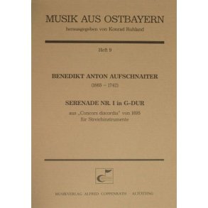 Serenade Nr. I in G-Dur : aus: Concors discordia von 1695