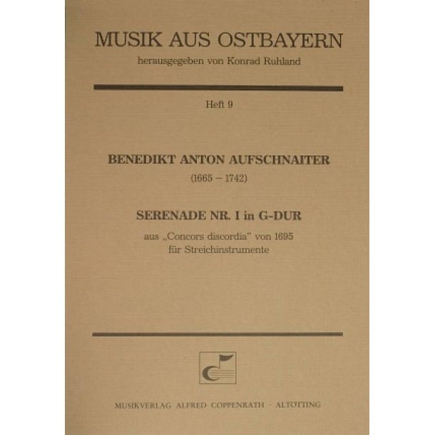 Serenade Nr. I in G-Dur : aus: Concors discordia von 1695