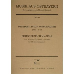 Serenade Nr. III in g-Moll : aus: Concors discordia von 1695