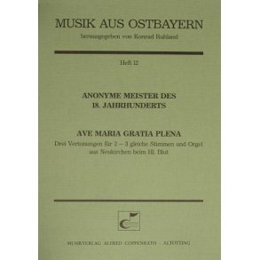 Drei Ave-Maria-Vertonungen