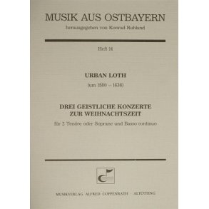 Urban: Drei geistliche Konzerte zur Weihnachtszeit