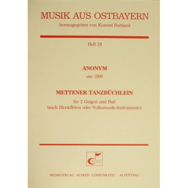 Mettener Tanzb&uuml;chlein