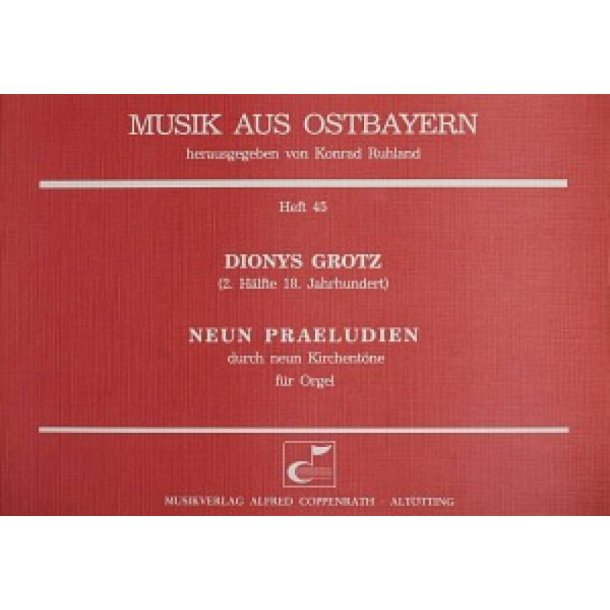 Grotz: Neun Praeludien
