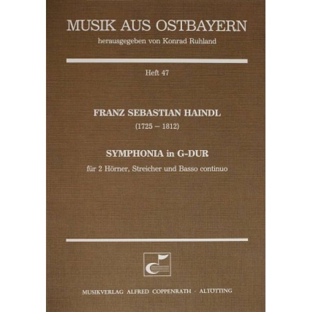 Symphonia in G-Dur : G-Dur
