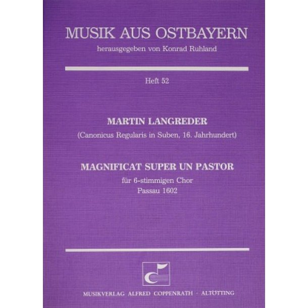 Magnificat super Un Pastor