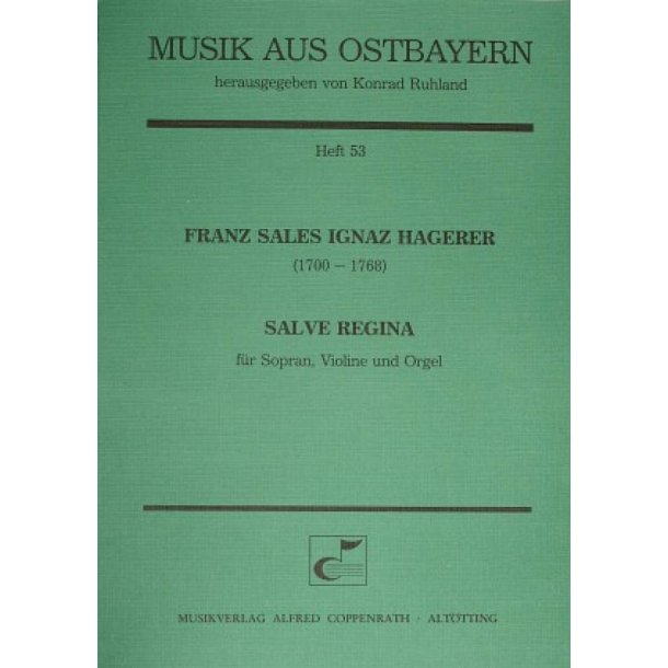 Salve Regina : B-Dur