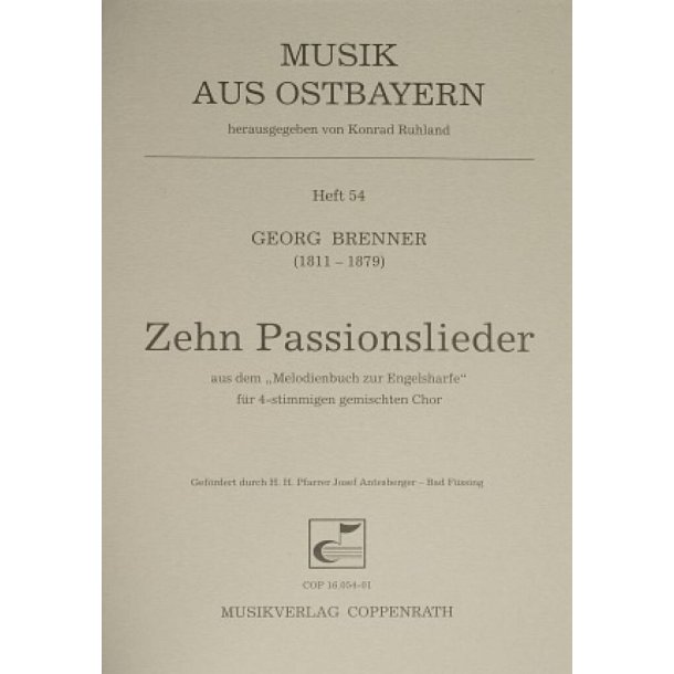 Brenner: Zehn Passionslieder