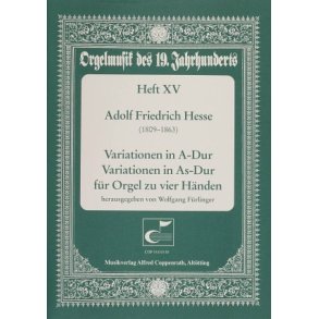 Hesse: Variationen für Orgel zu vier Händen