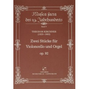 Zwei Stücke für Violoncello und Orgel op. 92