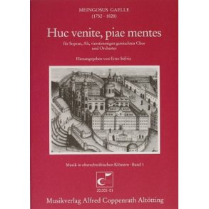 Huc venite, piae mentes : C-Dur