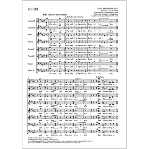 Urlicht : O R&ouml;slein rot