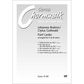 Brahms/Gottwald: Fünf Lieder. Transkriptionen