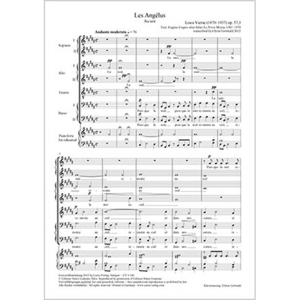 Les Ang&eacute;lus : Au soir