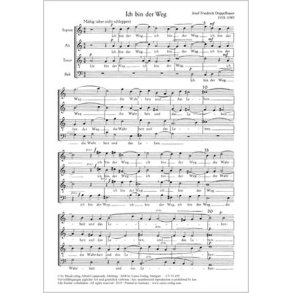 Ich bin der Weg : a-Moll