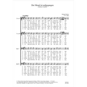 Der Mond ist aufgegangen : G-Dur